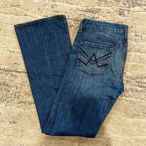 7 for all mankind low rise wide leg jeans size 30